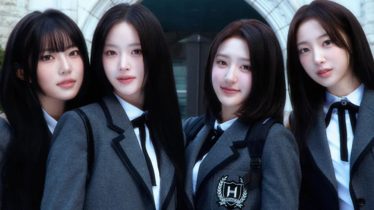 H1KEY 致我的初恋学院风四人韩团 4K 壁纸