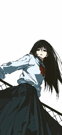 动漫JK长发女生