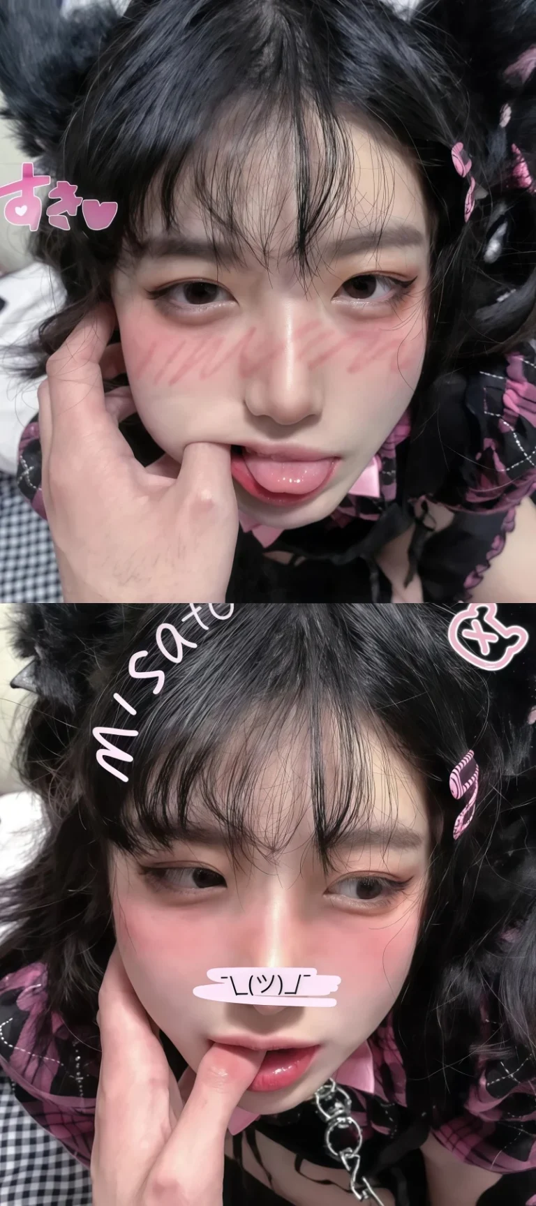 女生卧室自拍写真高清手机壁纸