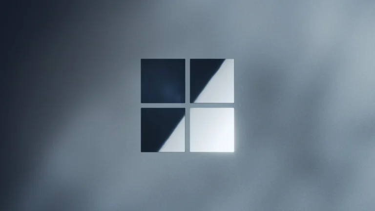 浅灰磨砂 Windows 四格 logo4K 电脑壁纸