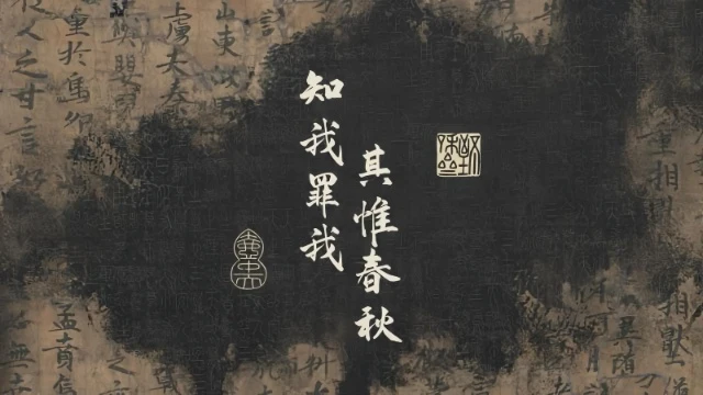 旧宣纸古籍书法国风4K电脑壁纸