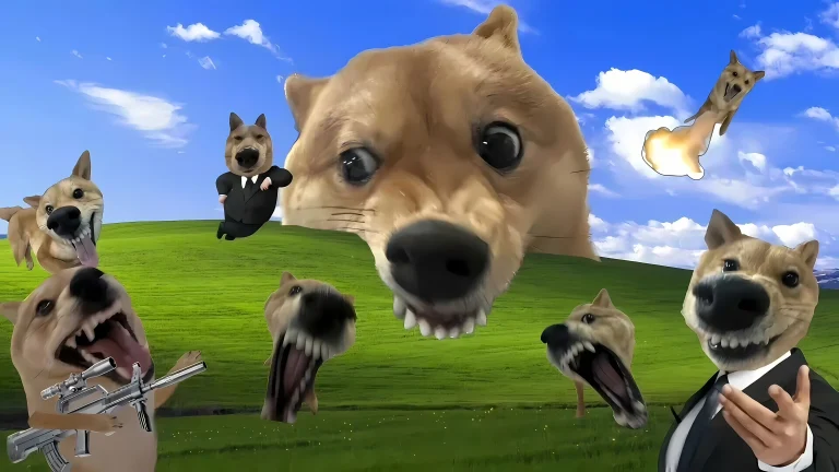 搞怪柴犬表情