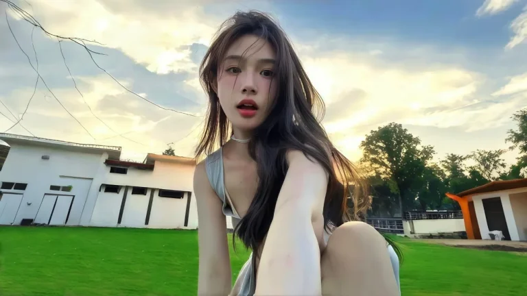 户外清新女生写真4K电脑壁纸