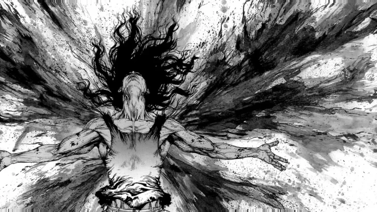 黑白漫画风少年宣泄力量感炸裂4K电脑壁纸