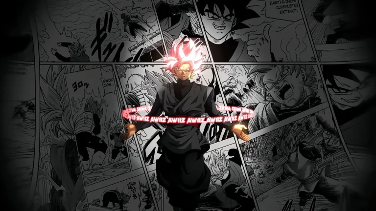 黑悟空桃红形态漫画风4K电脑壁纸
