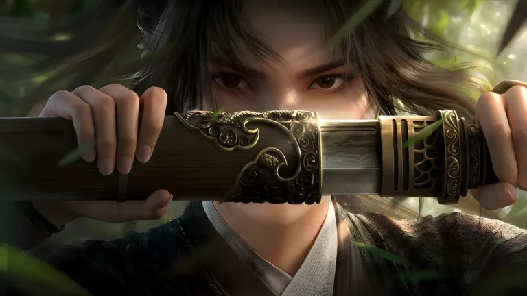 古风少年握剑江湖侠气3D国风