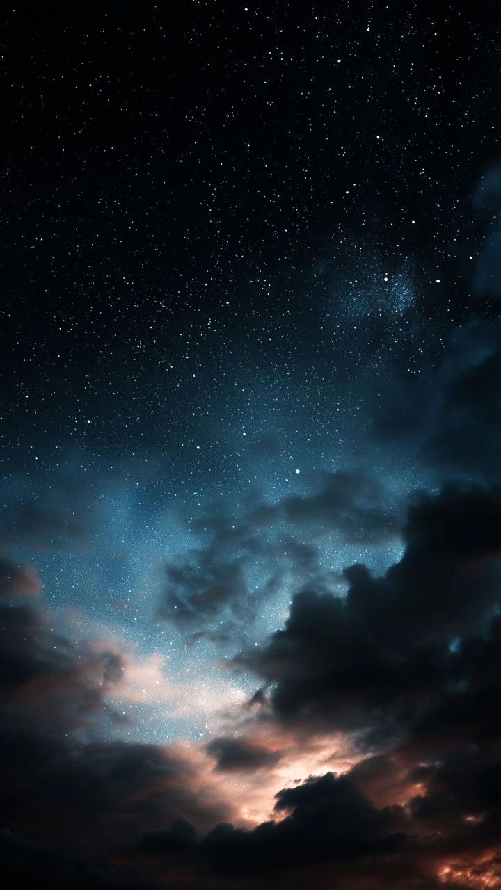 深邃夜空云海璀璨银河唯美治愈夜景